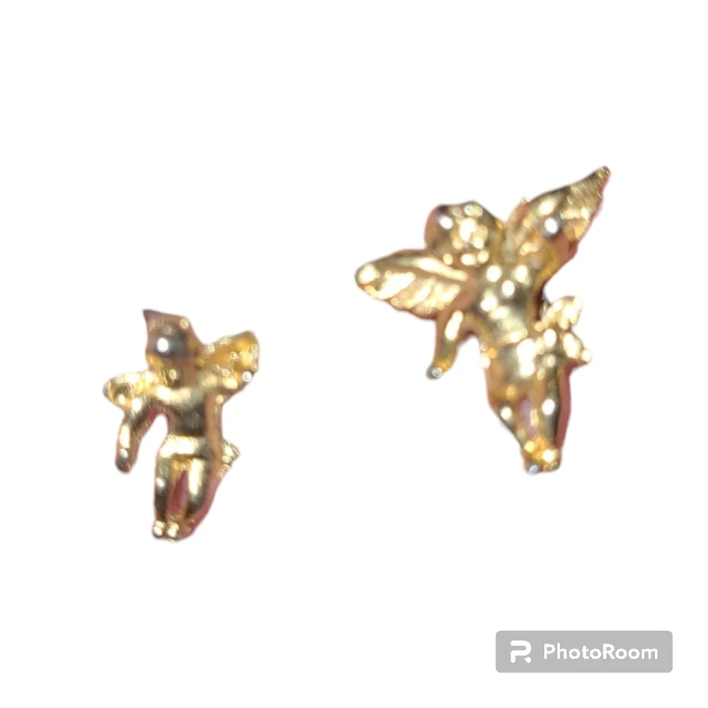 Two Vintage Angel Pins